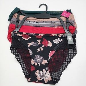Vince Camuto 5 Pack Bikini Panties - Size Small - NWT
